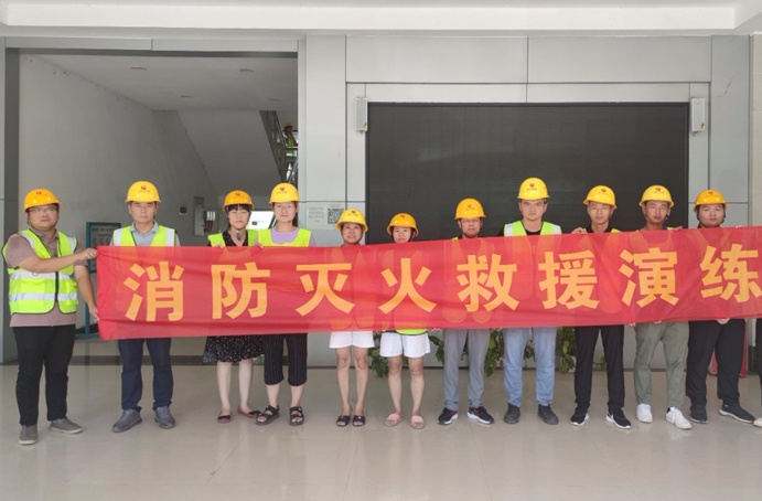 南昌市政建設(shè)幸福渠片區(qū)項目部組織開展培訓(xùn)式消防演練