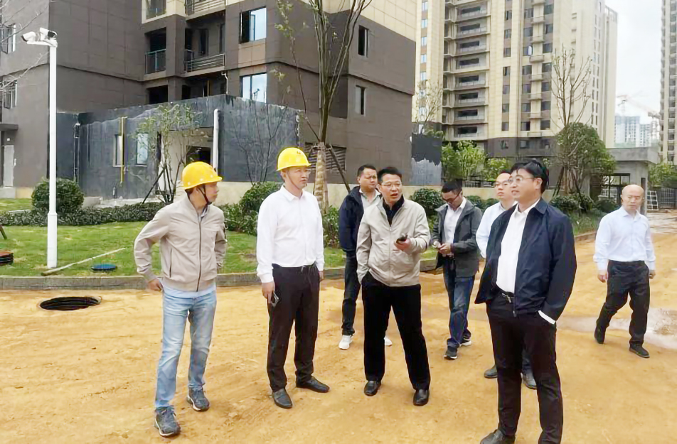 劉順保到杭州路項目、秦坊安置房項目調(diào)研